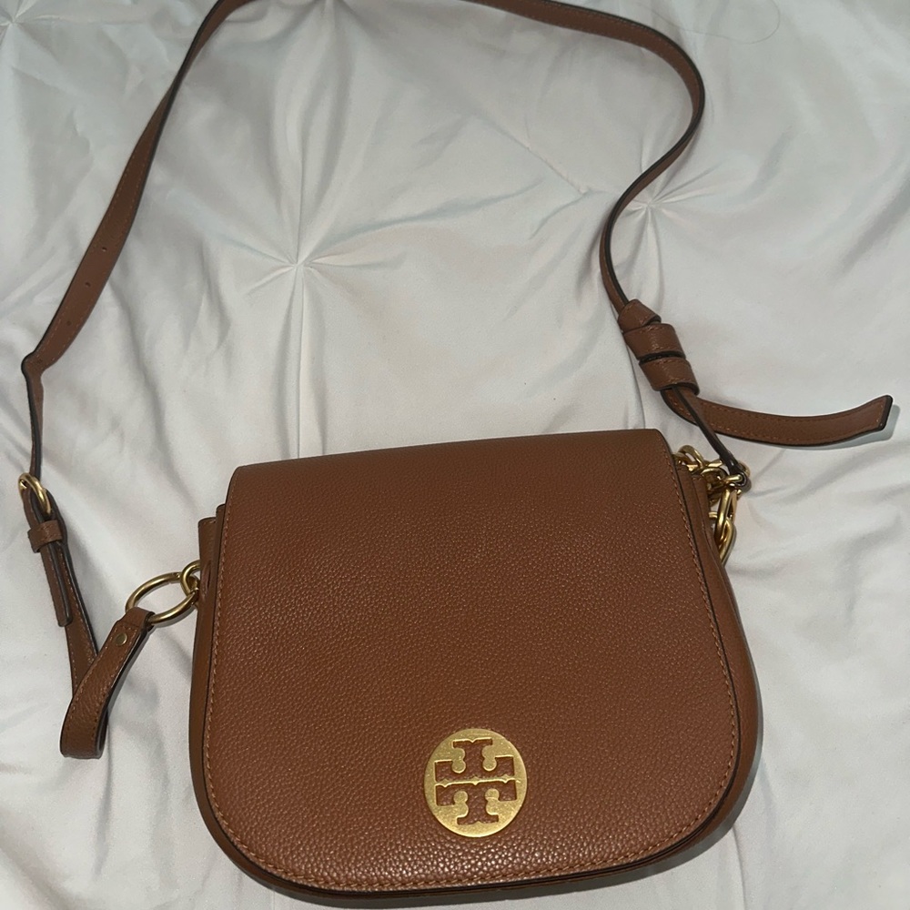 Tory Burch light umber crossbody bag